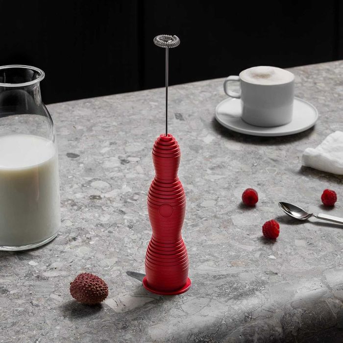 Пенообразувател за мляко Alessi Pulcina MDL11 R, бъркалка за разпенване