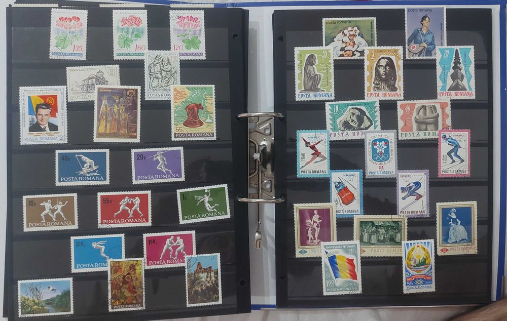 Album cu timbre romanesti + bonus