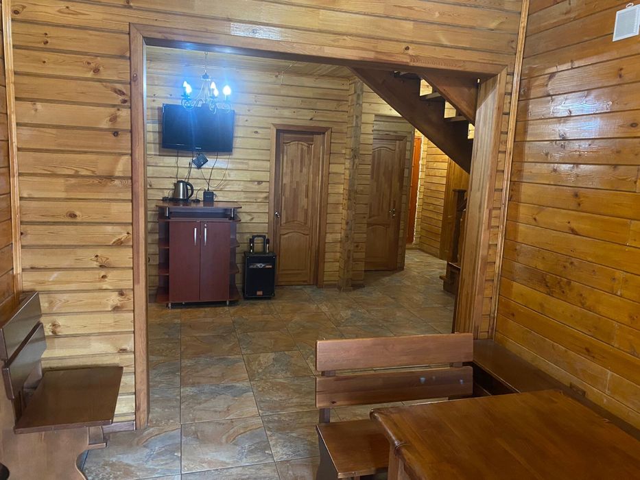 Баня сауна с бассейном