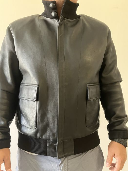 Оригинал кожанная куртка Gucci