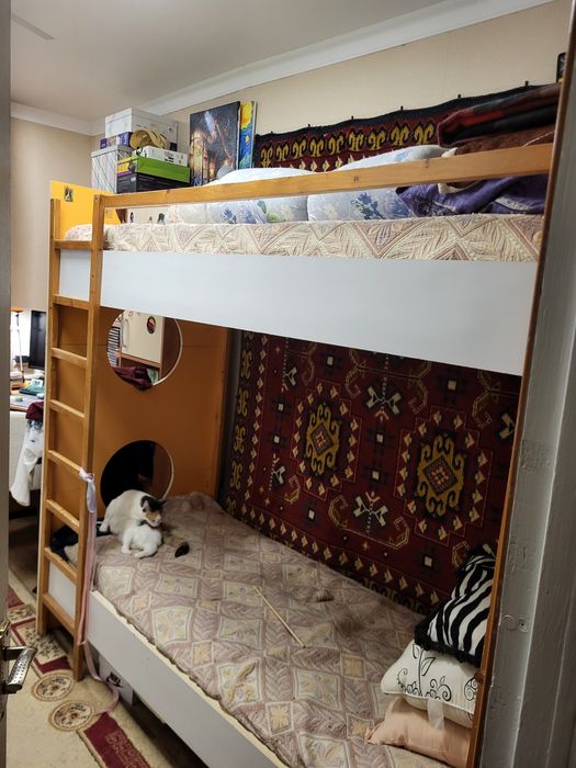 Кровать двухъярусная подрастковая