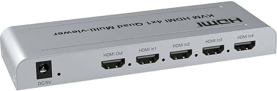 HDMI Свитчер переключатель 4x1 Quad Multi-viewer 1080p 60Mhz