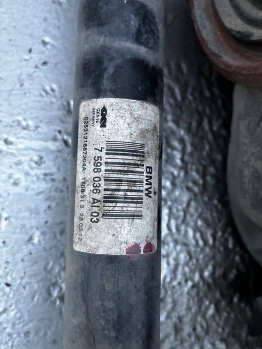 Диференциал/ полуоска БМВ Х3, Ф25 3.0д/ 3.5д (diferencial bmw x3, f25)
