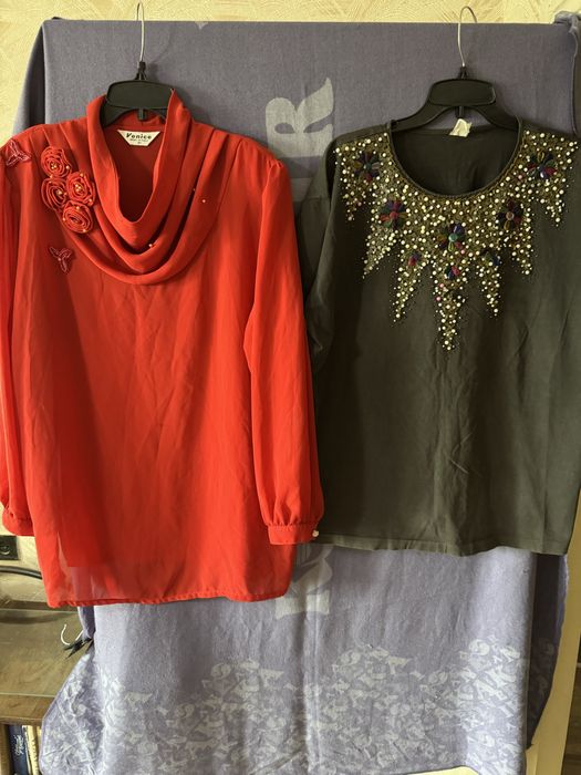 Женская одежда больших размеров юбка, блузка, футболка.