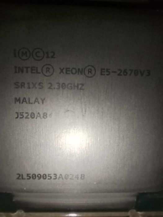 Процессор Intel Xeon E5-2670v3 LGA2011-3, 12/24 до 3,1 ГГц