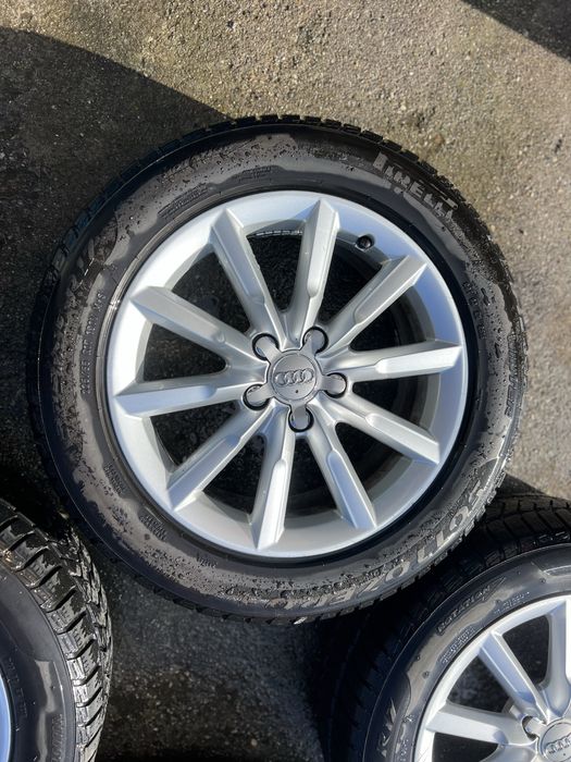Джанти  AUDI Q3 със зимни гуми 225/55/17 Pirelli