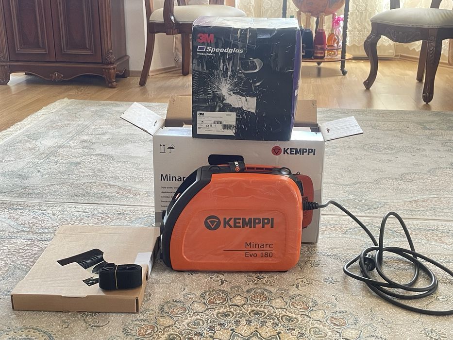 Aparat de sudură cu electrod MMMA/TIG profesional kemppi minarc evo 180
