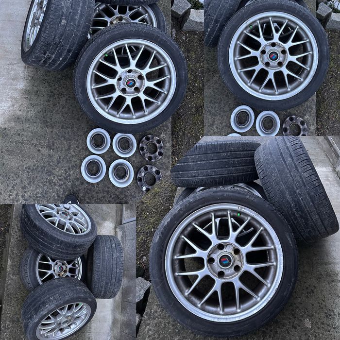 Vand Jante TSW(BBS) R17 5x120 bmw + anvelope vara 225/45/17
