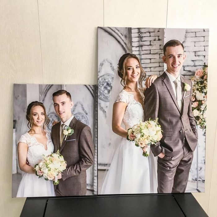 Печать фото на холсте