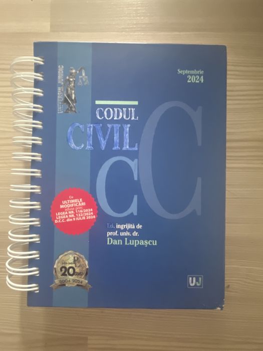 CODUL  CIVIL  de prof. univ. dr. Dan Lupascu