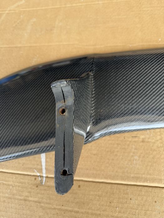 Карбонов спойлер за Mercedes W205 C63 AMG coupe лип дифузьор тунинг