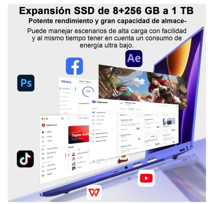 Laptop Computer 14 Inch Celeron N5095 Pana la 2,9 GHz. Nou in cutie!!