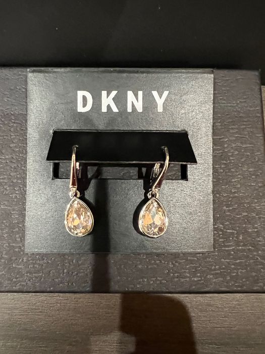 Обеци DKNY Silver-tone