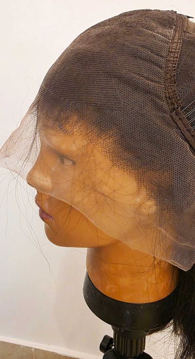 Peruca 100% par natural uman brazilian NOUA cu dantela, 45 cm