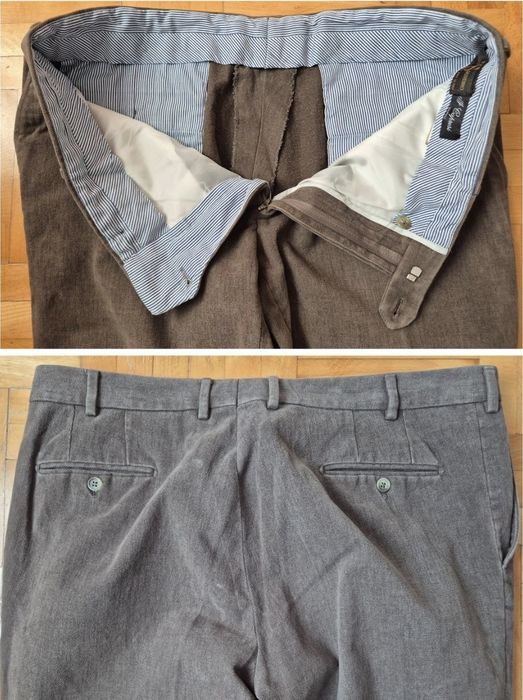 Pantaloni grosi de Lux Capresi Napoli, Tesătură Tessuti di Sondrio 58