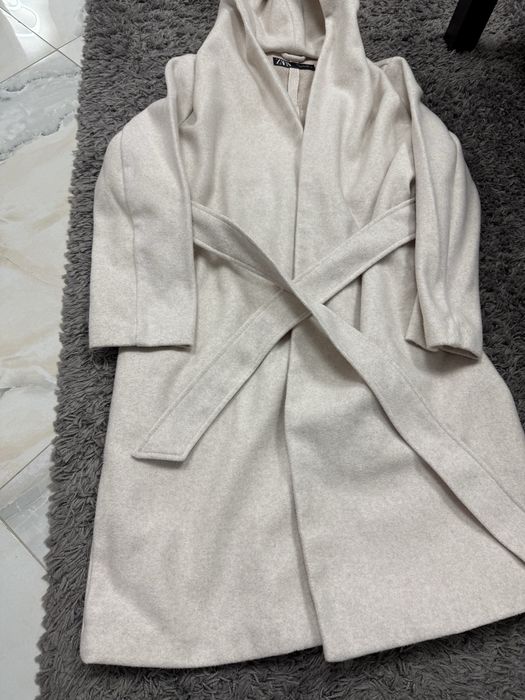 Palton zara crem