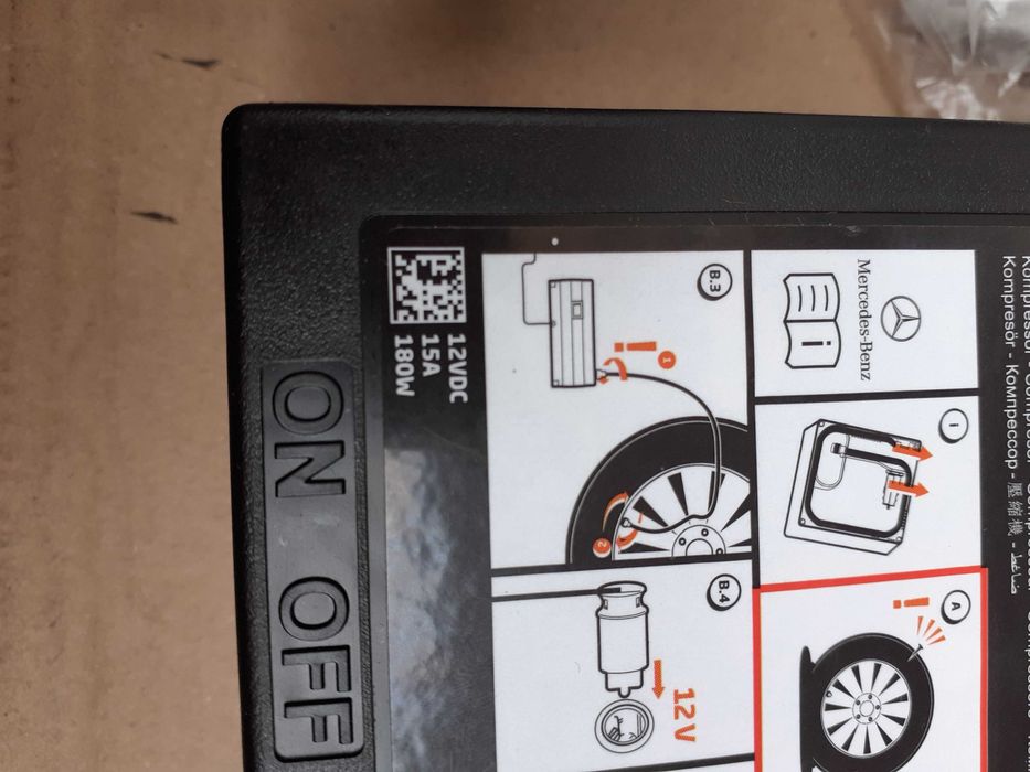 Compresor auto umflat roti + spuma,kit pana pt.gama MERCEDES    180 W