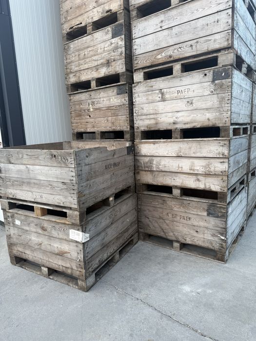 Boxpaleti lemn , lazi  lemn , depozitare.