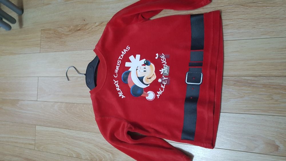 Bluzita Craciun Mickey Mouse 2-3 ani