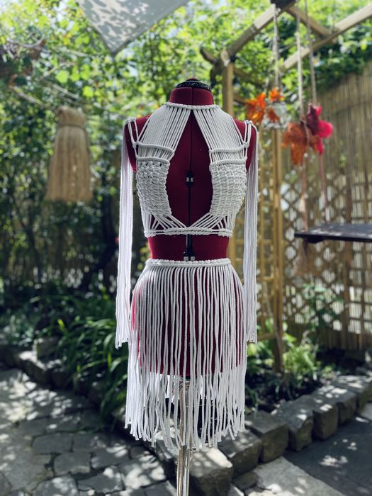 Rochii de plaja din snur macrame- 650 lei