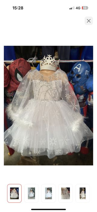 Продам новое платье «Снежинка»