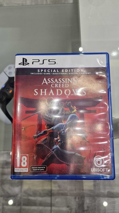 Assassin's Creed Shadows PS5 - Като нова! Оригинална игра/кутия 70 лв.