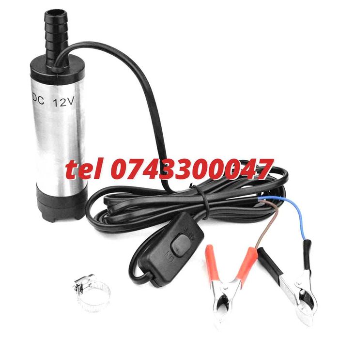 pompita pompa combustibil 12V submersibila 900l h pentru reparatii