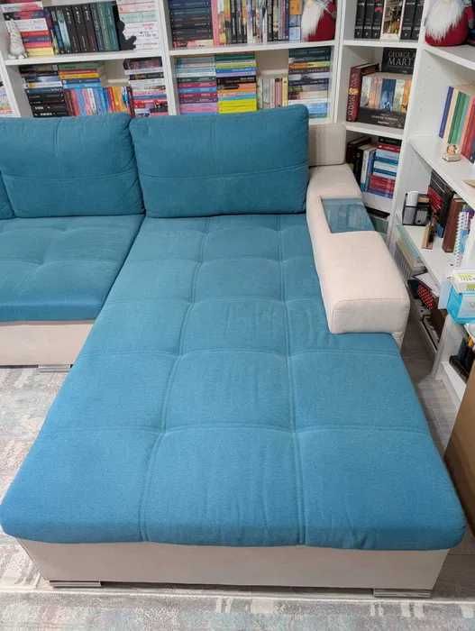 Colțar Tenerife Staer turcoaz - varianta mică, stare impecabilă