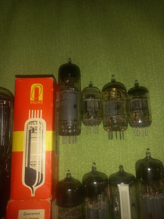 ЛОТ радиолампи радио лампи различни. / 11-бр./