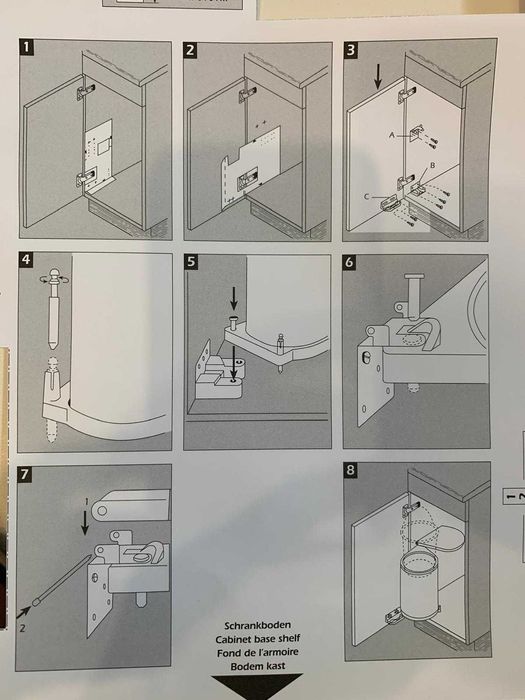 Cos de gunoi incorporabil