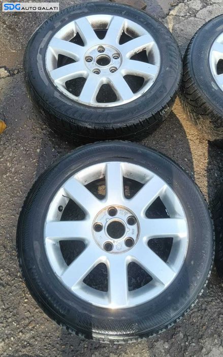 Set 4 Jante Aliaj 205 55 16 R16 6.5Jx16112 ET50 Volkswagen Jetta 3 2005 - 2011 Cod 1K0601025R [MX1130]