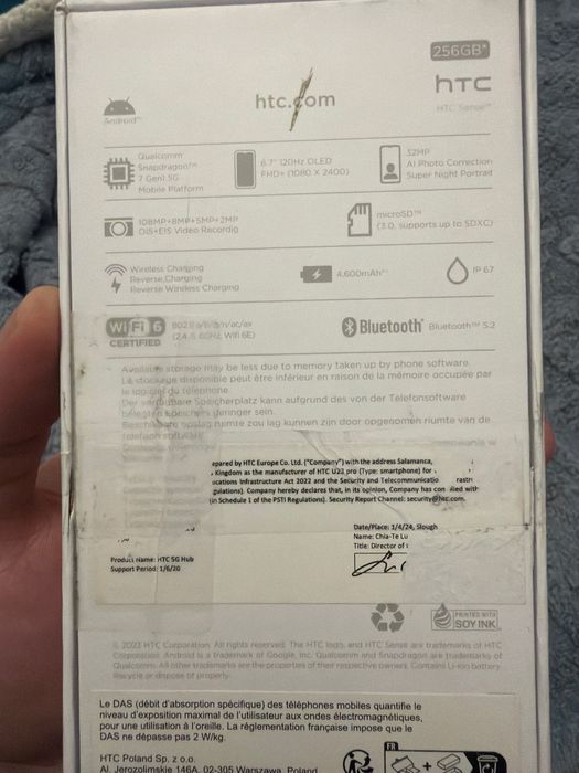 Htc u23 pro 256 gb