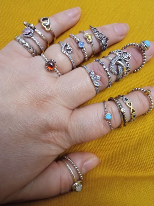 Inele Pandora argint, modele variate