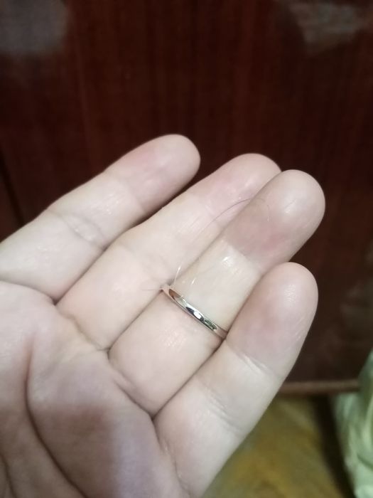 Помолвочное кольцо серебро 18 размер