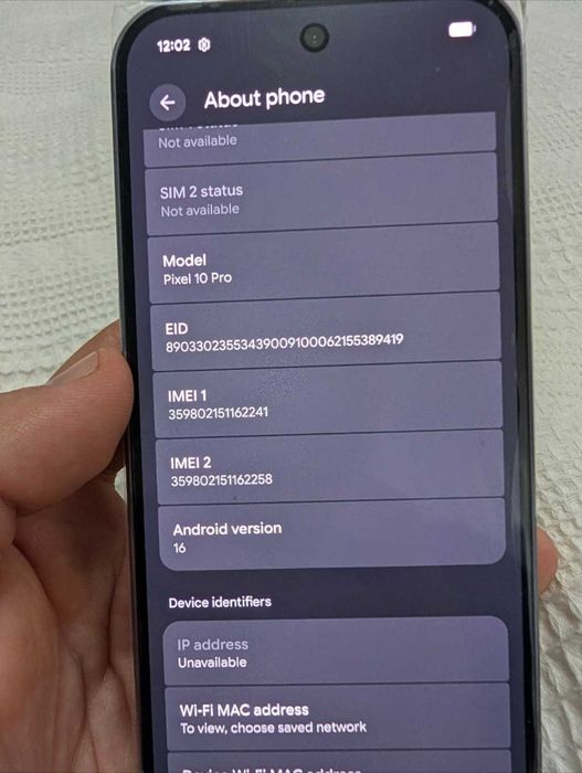 Google Pixel 10 PRO E-sim 256GB ca Nou