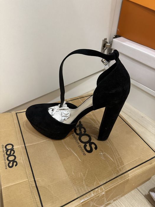 Туфли замша натуральная