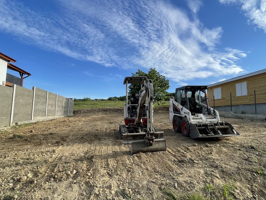Lucrari miniexcavator,bobcat,sapaturi,fundatii,fose,garduri,piscine