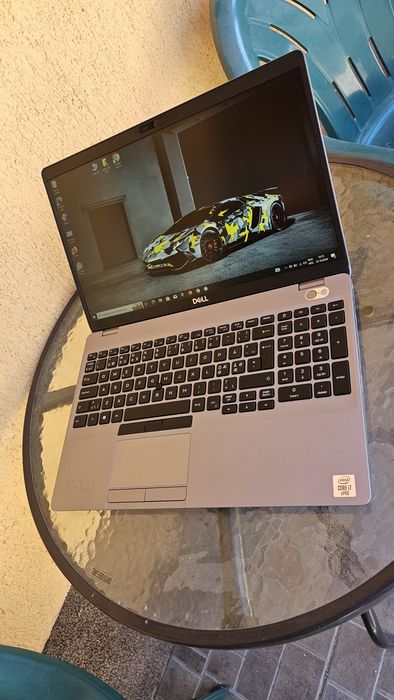 DELL Pro 5510 i7 Gen10, RAM 16Gb, SSD 500gb ,16inch IPS, baterie noua, taste LED