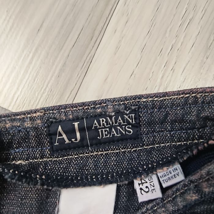 Fusta denim Armani Jeans 42, potrivită 40