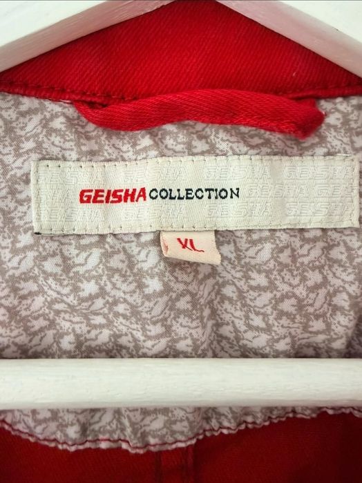 Geaca Gheisha rosu. Denim Jeans