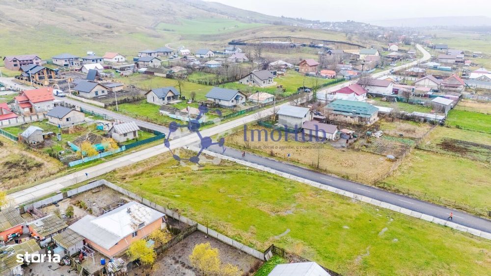 Teren intravilan de vânzare în Letcani, utilități, asfalt