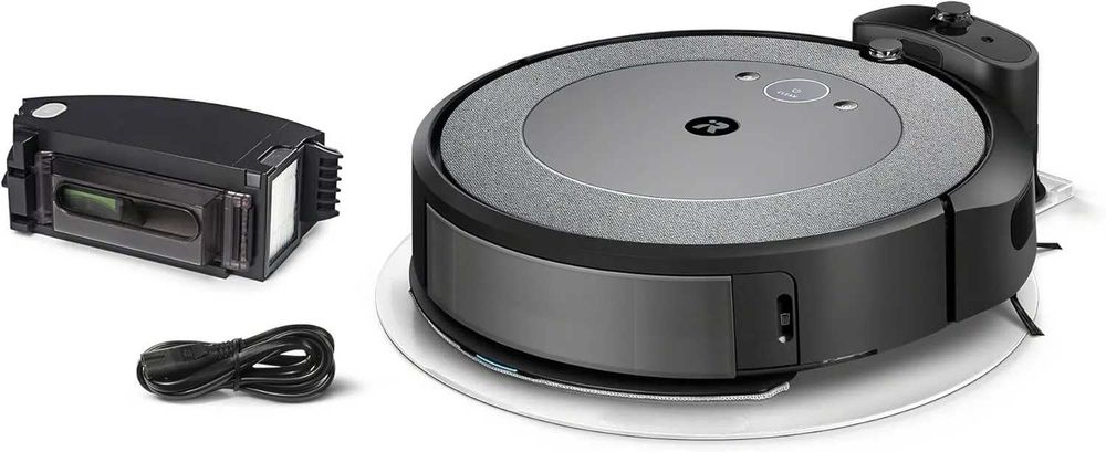 Прахосмукачка робот iRobot Roomba Combo i5 за сухо и миеща КАТО НОВА