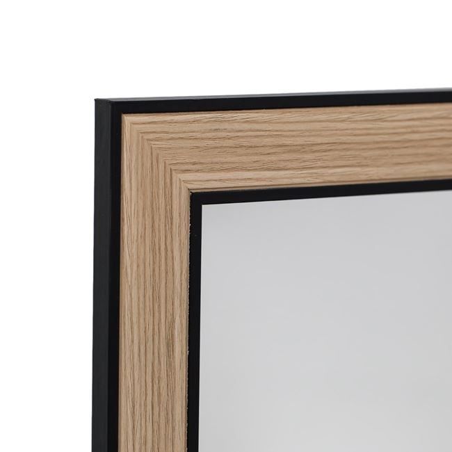 120см! Голямо огледало с рамка от дъб