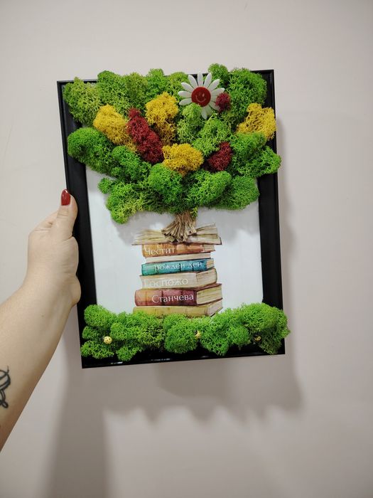 Индивидуални пана ,картини,подаръчета със скандинавски мъх