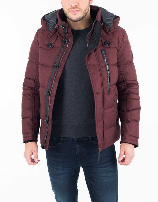 Мужская зимняя куртка до -20°C Tom Tailor Sorona Aura, бордо [M-3XL]
