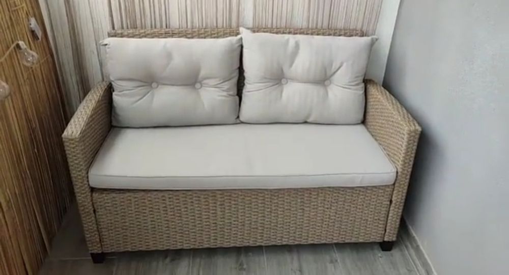 Set terasă/grădină 2 fotolii,masă și canapea