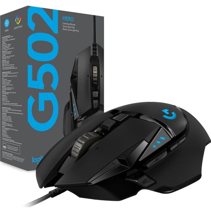 Vând mouse gaming Logitech G502 Hero 25600 DPI, nou, sigilat, în cutie