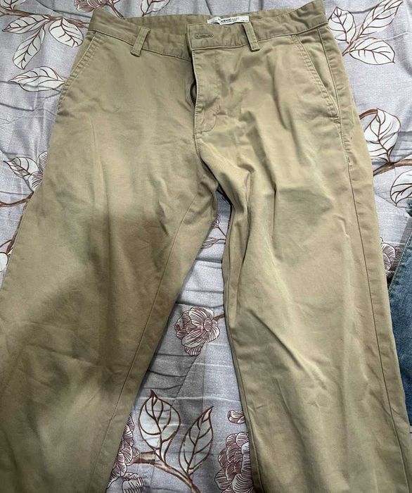 Брюки из хб ткани 36 размер, наш 42, для худенькой, прямые