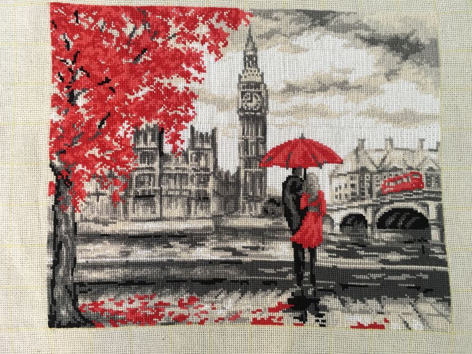 Гоблен «Лондон». Ръчна изработка