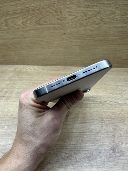 iPhone 15 Pro MAX 256gb Alb 100% battery life